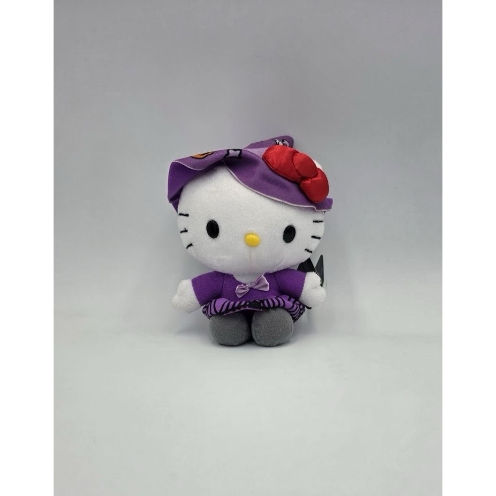 Hello‎ Kitty Plush Stuffed 8" Toy Doll Halloween Witch Costume 2022 Sanrio